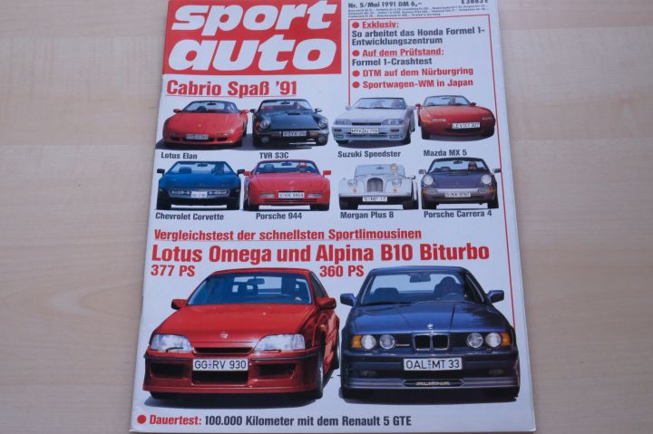 Deckblatt Sport Auto (05/1991)